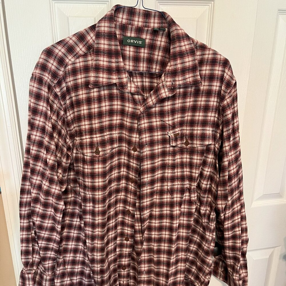 Orvis Long Sleeve Flannel Size XL